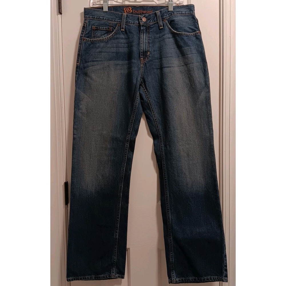 Bullhead Handcrafted Jeans Men's Slim Straight Standard Blue New W/Tags 32X32